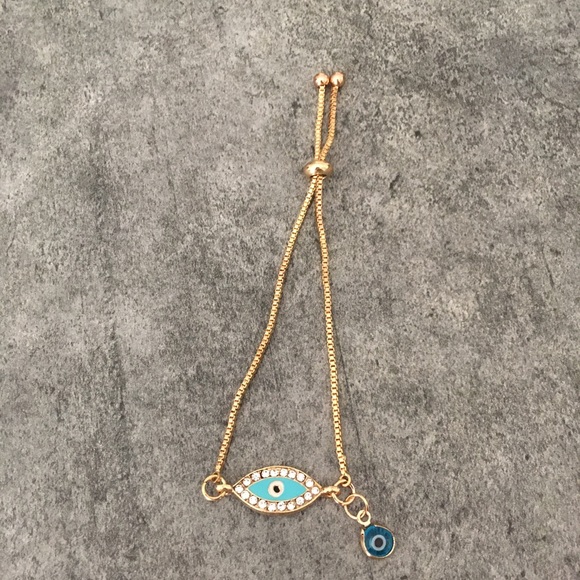 Evil Eye Adjustable Bracelet - Picture 5 of 7